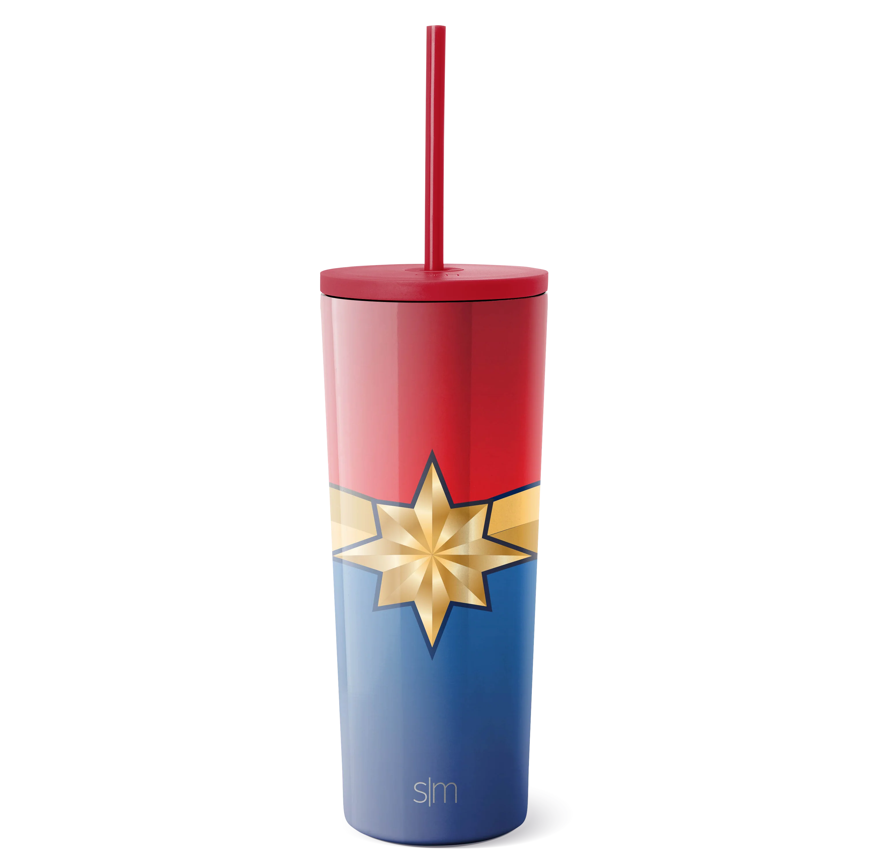 Simple Modern Marvel Classic Tumbler - 24oz Captain Marvel
