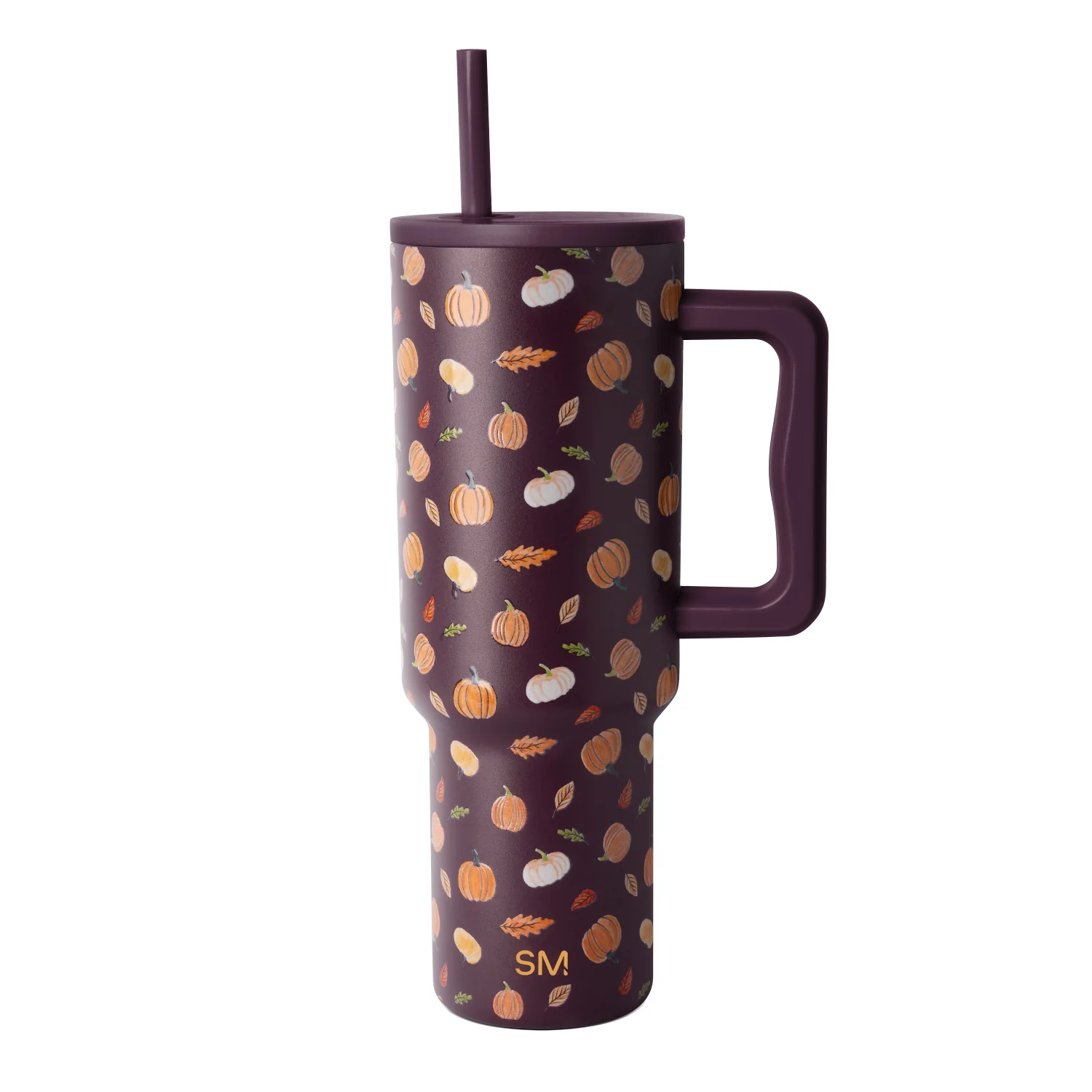 Simple Modern Trek Tumbler - 40oz Pumpkin & Leaves