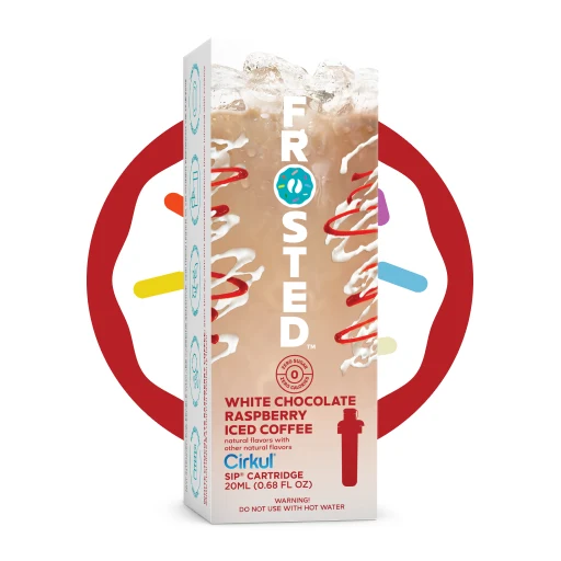 Cirkul Add-on: Frosted White Chocolate Raspberry Iced Coffee