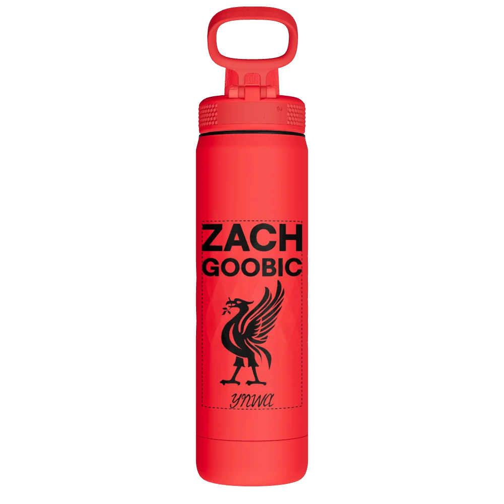 Takeya Sport Water Bottle - 22oz Crimson Spout - Model 51317-TAKEYA-SPORT-WATER-BOTTLE-CUSTOMIZED-33-22OZ-CRIMSON-SPOUT