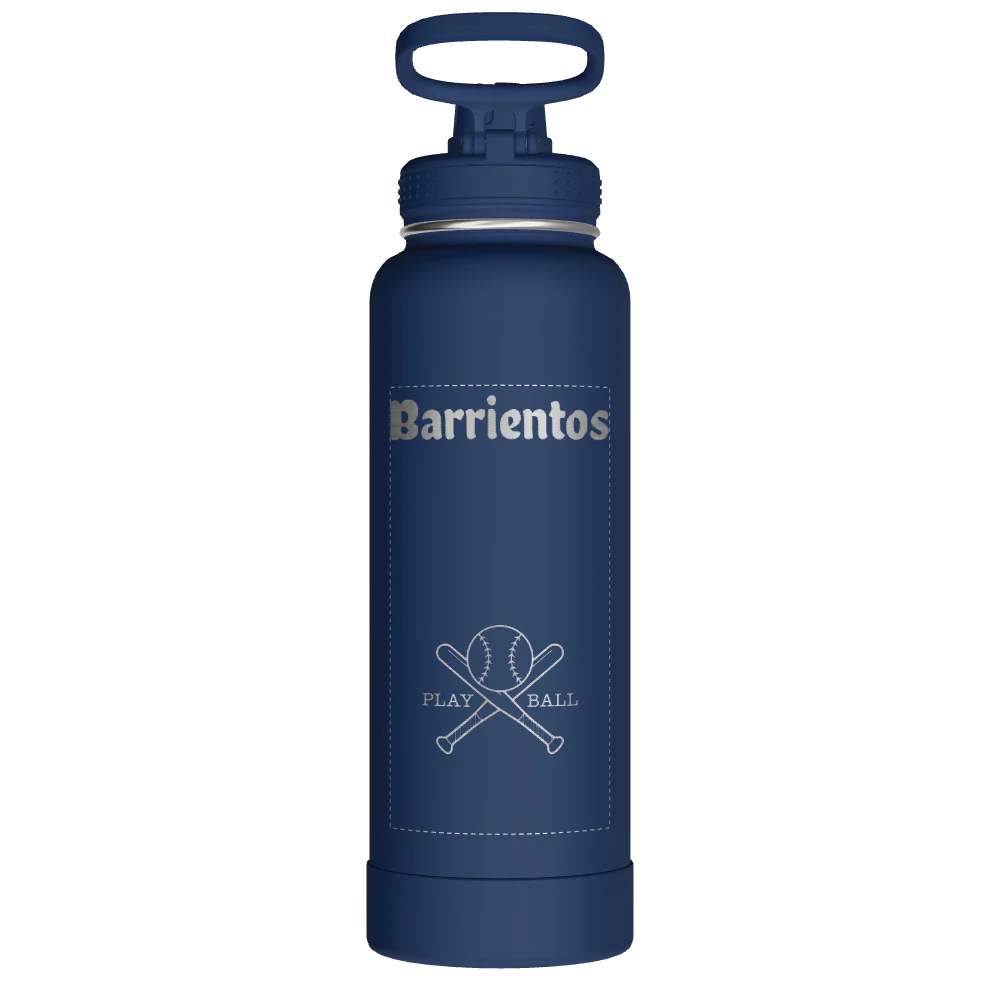 Takeya Actives Water Bottle With Spout Lid - 40oz Midnight - Model 51004-TAKEYA-ACTIVES-WATER-BOTTLE-WITH-SPOUT-LID-CUSTOMIZED-9-40OZ-MIDNIGHT
