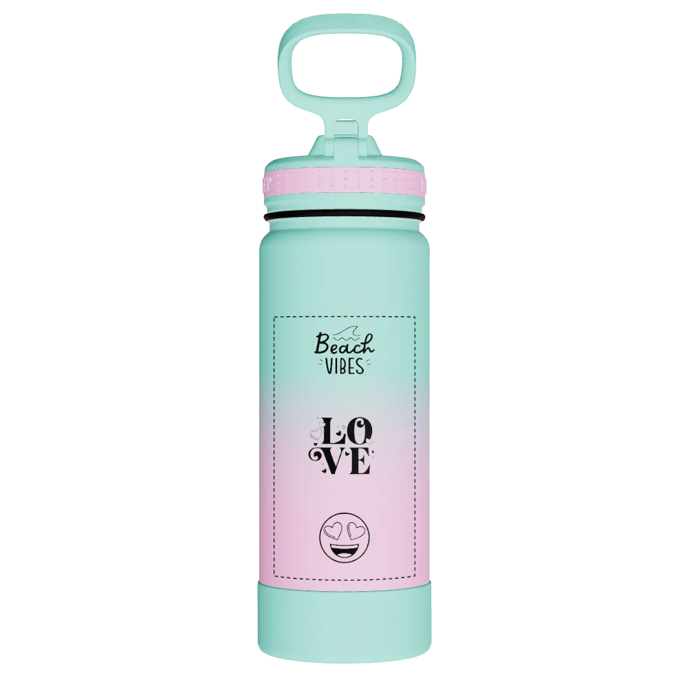 Takeya Actives Water Bottle With Straw Lid - 18oz Ombre Dream - Model 51392-TAKEYA-ACTIVES-WATER-BOTTLE-WITH-STRAW-LID-CUSTOMIZED-77-18OZ-OMBRE-DREAM