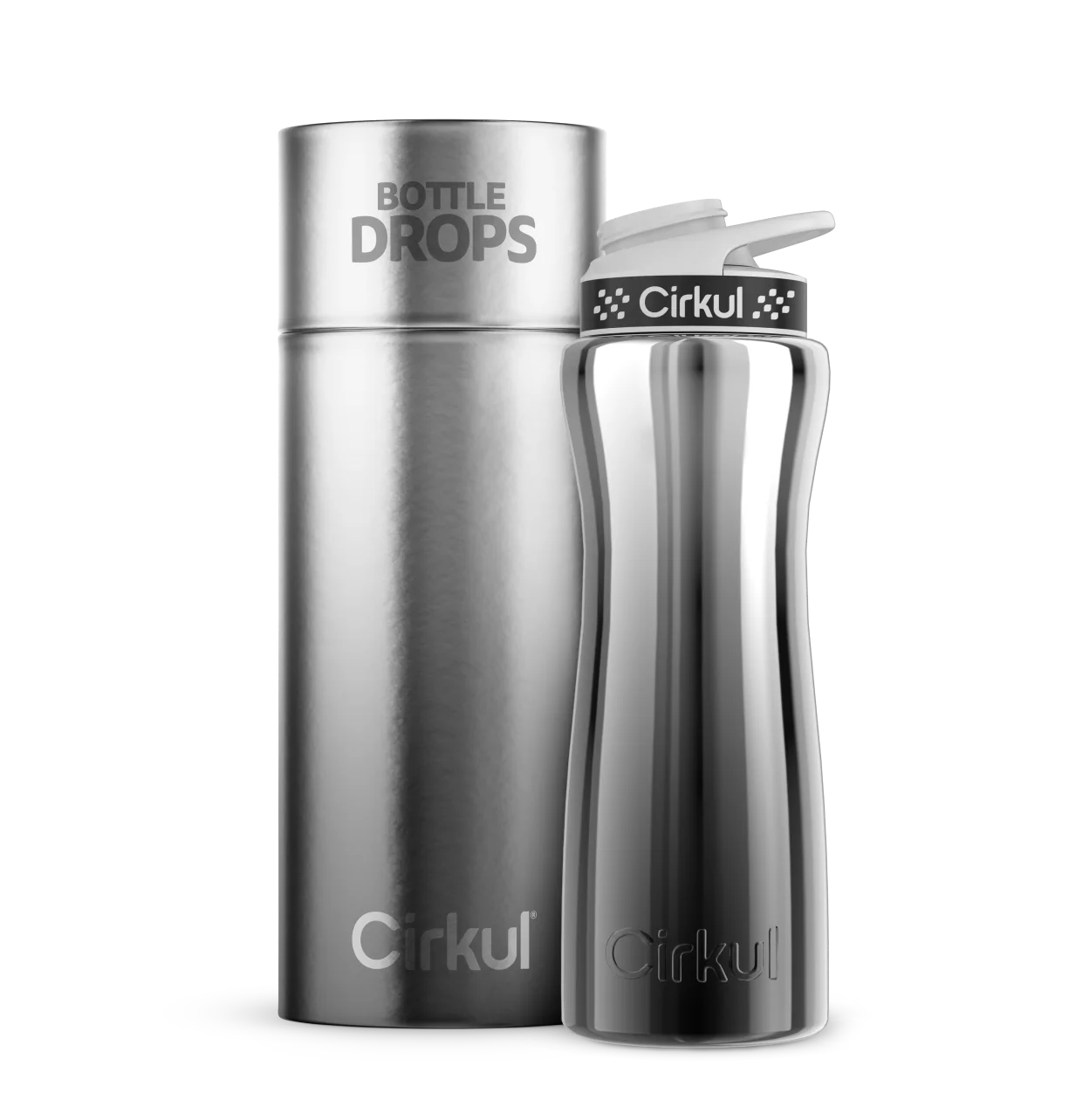 Cirkul Limited Edition: 22oz. Shadow DuoChrome Stainless Steel Bottle & Lid