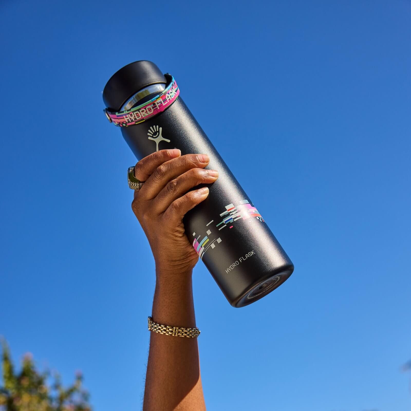 Hydro Flask Glitch Collection - 32 oz Bottle with Flex Straw Cap