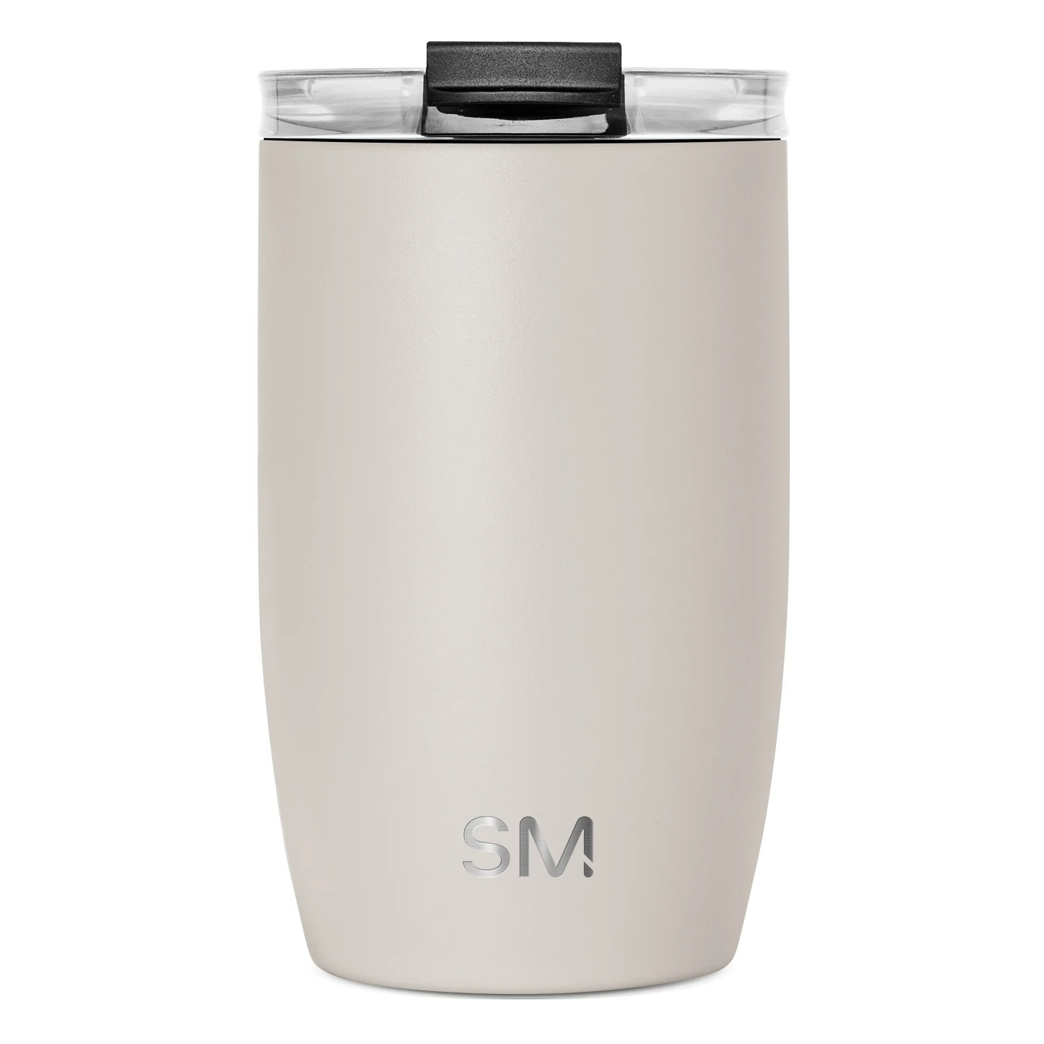 Simple Modern Voyager Tumbler with Clear Flip Lid & Straw - 12oz Almond Birch