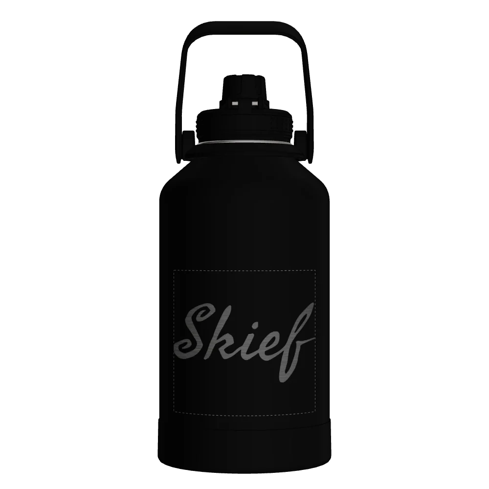 Takeya Actives Water Bottle With Spout Lid - 64oz Onyx - Model 51116-TAKEYA-ACTIVES-WATER-BOTTLE-WITH-SPOUT-LID-CUSTOMIZED-8-64OZ-ONYX
