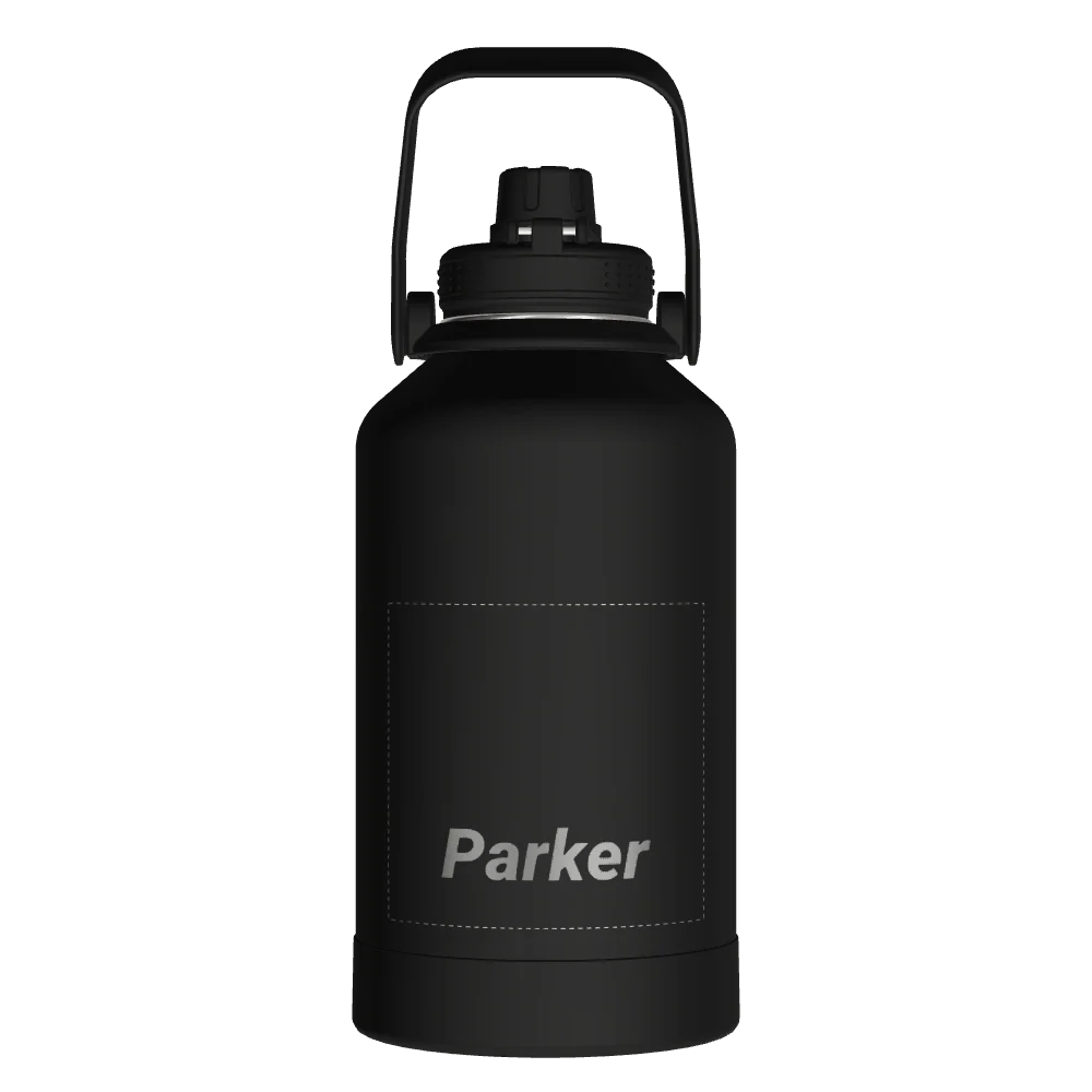 Takeya Actives Water Bottle With Spout Lid - 64oz Onyx - Model 51116-TAKEYA-ACTIVES-WATER-BOTTLE-WITH-SPOUT-LID-CUSTOMIZED-265-64OZ-ONYX