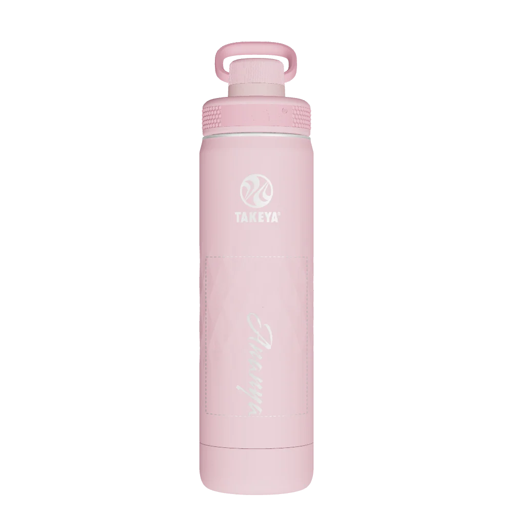 Takeya Sport Water Bottle - 22oz Peony Spout