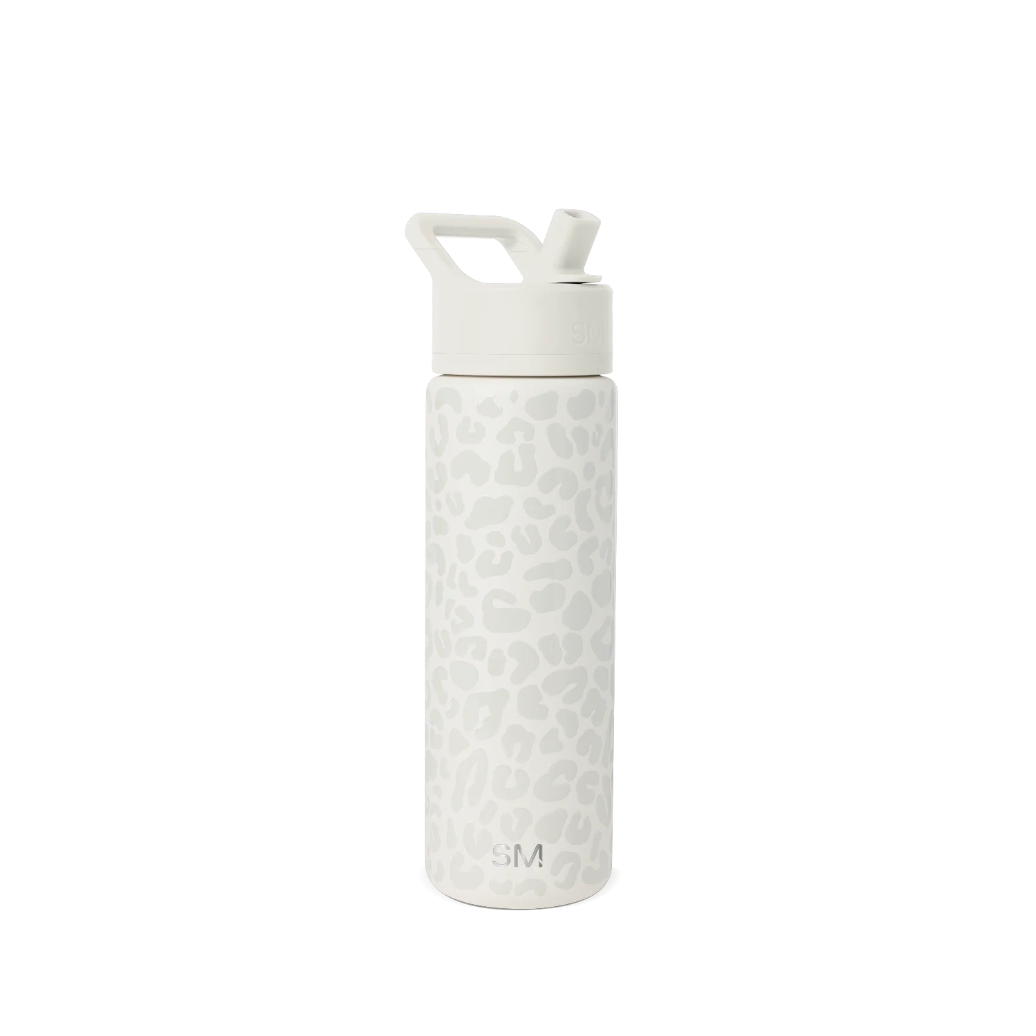 Simple Modern Summit Water Bottle with Straw Lid - 22oz Cream Leopard